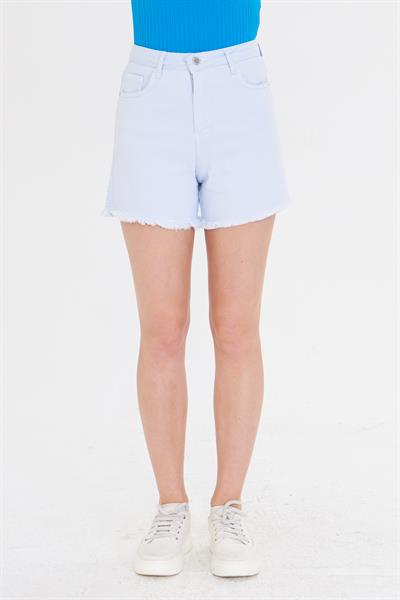 Püsküllü Gabardin Şort 