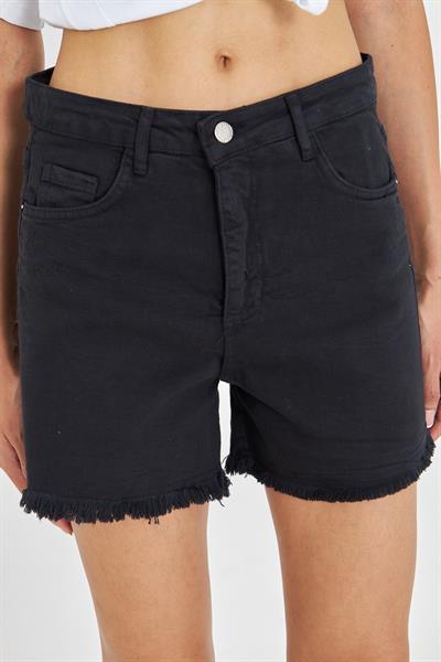 Püsküllü Gabardin Şort