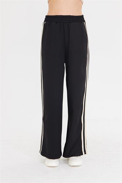 Şeritli Atlas Pantolon 