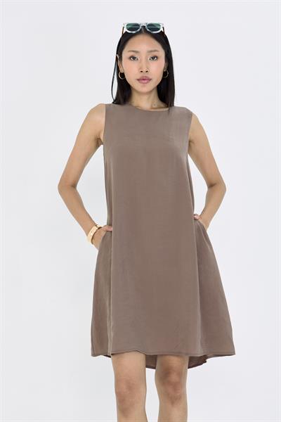 Sıfır Kol Modal Elbise