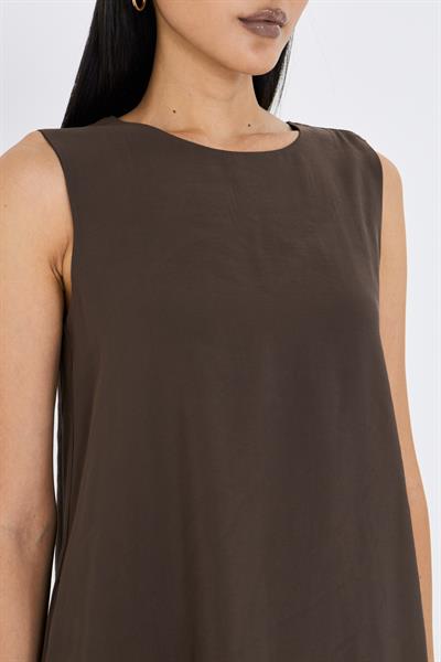 Sıfır Kol Modal Elbise