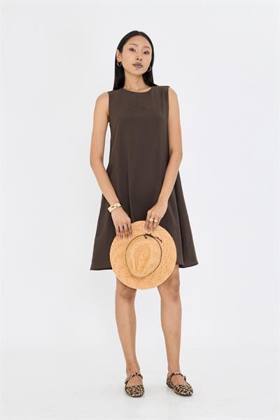 Sıfır Kol Modal Elbise