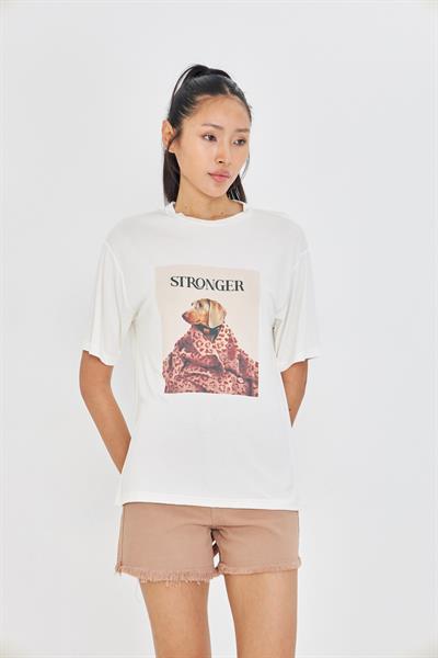 Stronger  Baskılı T-Shirt