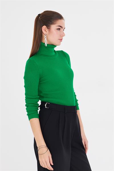 Tam Balıkçı Yaka Kazak 