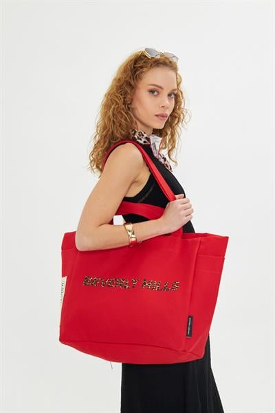 Beverly Hills Kanvas Omuz Çantası 