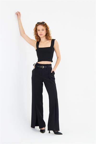 Yırtmaçlı Atlas Pantolon 