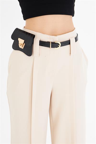 Yırtmaçlı Atlas Pantolon 