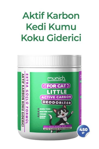 Munich Vet Aktif Karbon Kedi Kumu Koku Giderici 450 gr