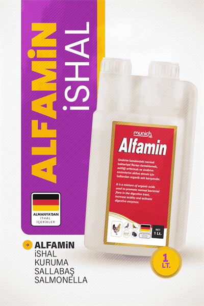 Munich Vet Alfamin İshal Sallabaş ve Kuruma Ürünü 1000 ml