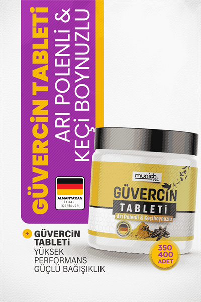 Munich Vet Arı Polenli Keçiboynuzlu Güvercin Tableti