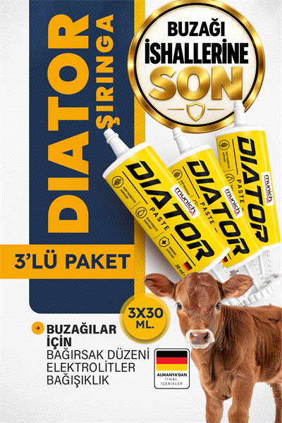 Munich Vet Diator Buzağı İshal  Şırıngası 3 adet