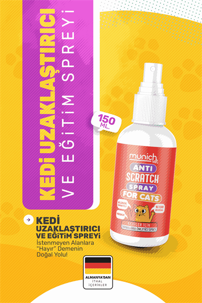 Munich Vet Doğal Kedi Uzaklaştırıcı Ve Eğitim Spreyi 150 Ml
