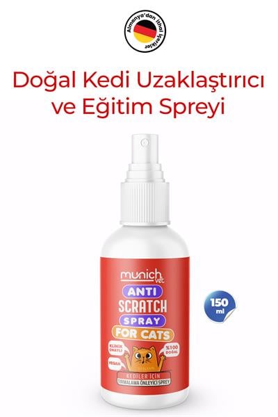 Munich Vet Doğal Kedi Uzaklaştırıcı Ve Eğitim Spreyi 150 Ml