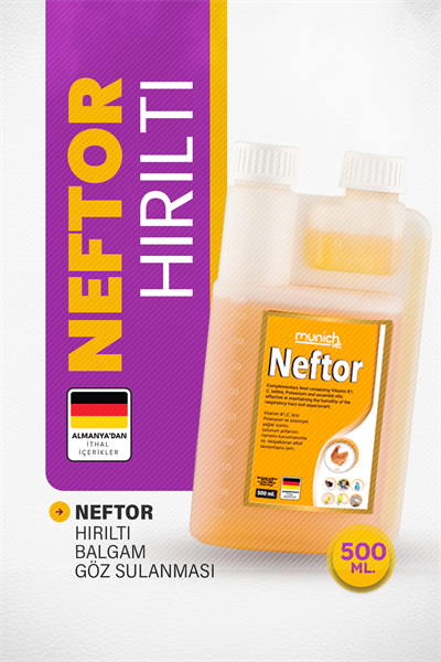 Munich Vet Neftor Hırıltı ve Balgam Ürünü 500 ml