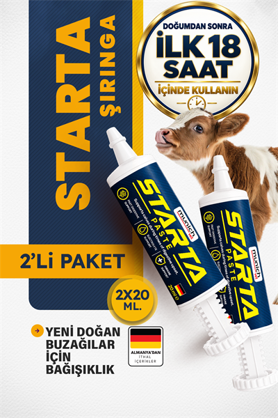 Munich Vet Starta Yeni Doğan Buzağı Şırıngası 2 adet