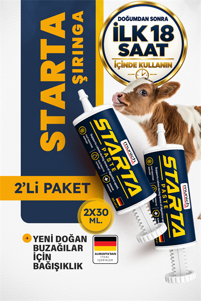 Munich Vet Starta Yeni Doğan Buzağı Şırıngası 2 adet