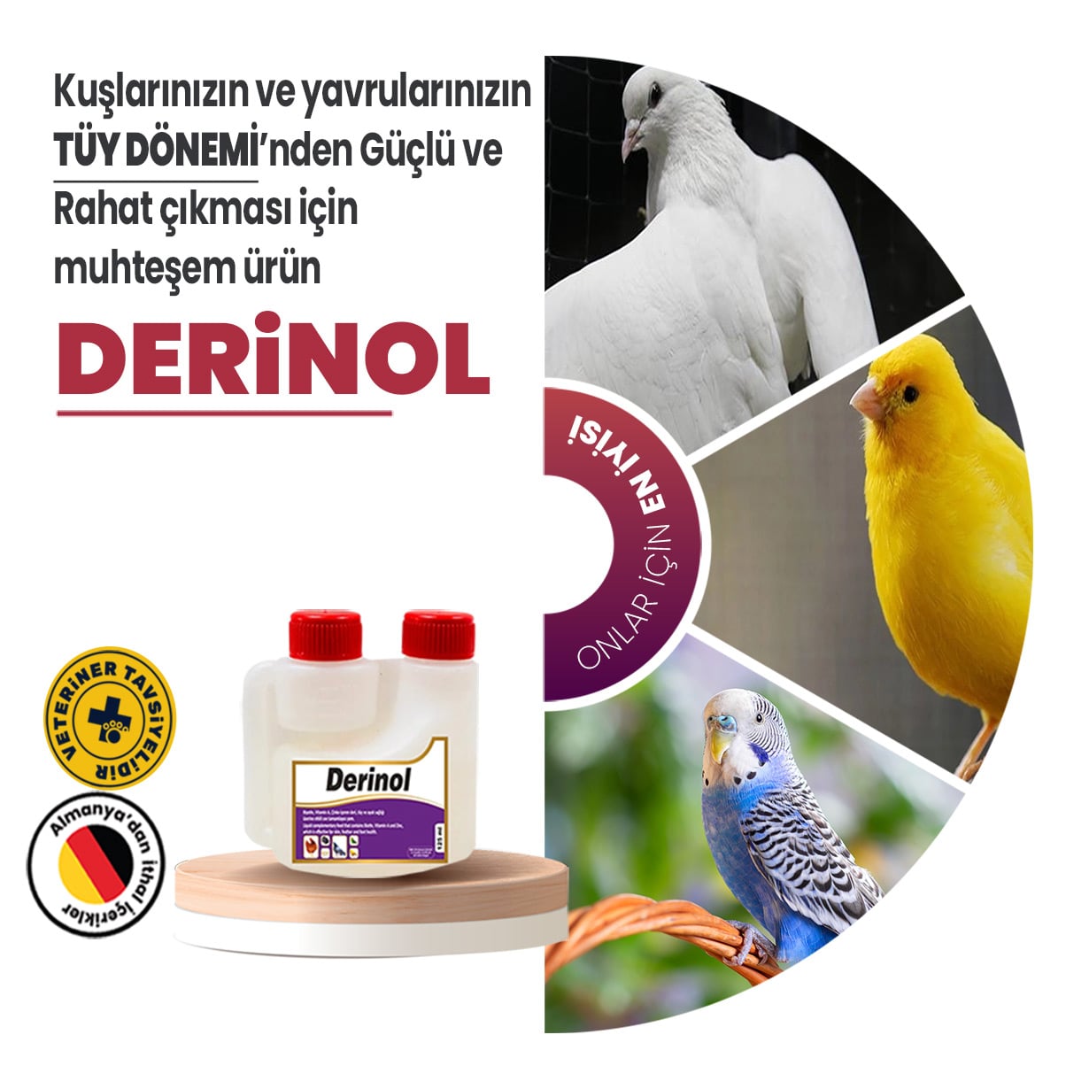 Derinol Tüy ve Deri Ürünü 125 ml | Munichvet