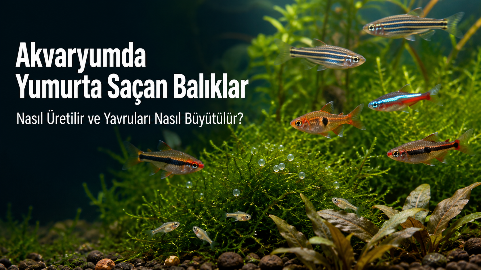 Akvaryumda Yumurta Saçan Balıklar Nasıl Üretilir ve Yavruları Nasıl Büyütülür?