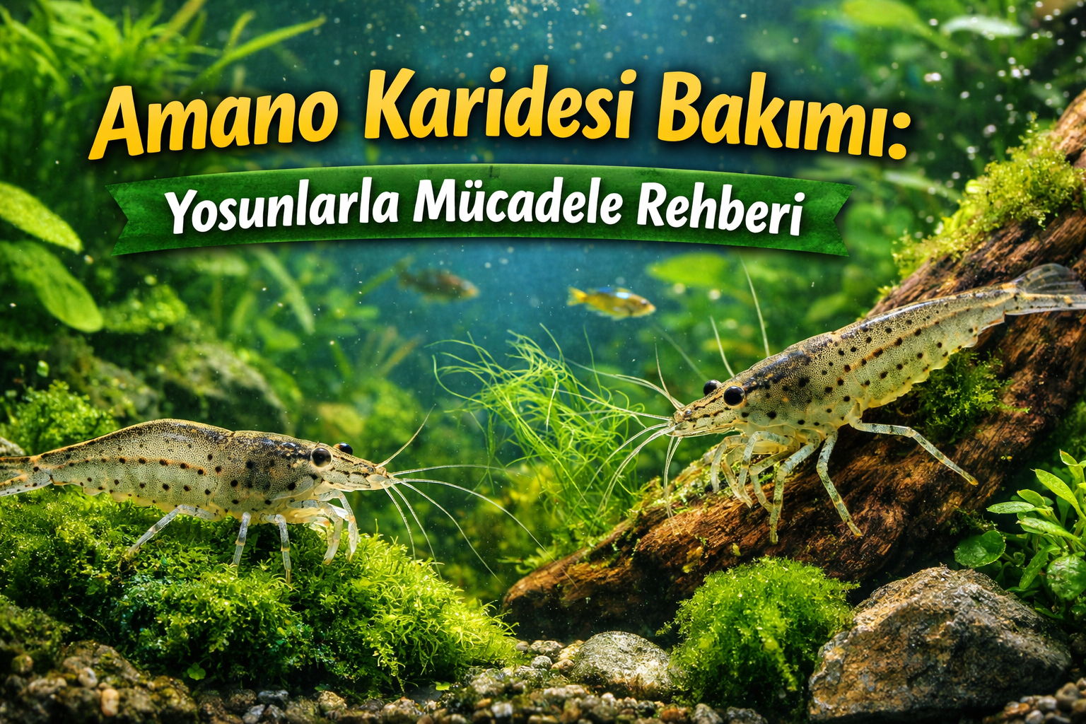 Amano Karidesi Bakımı: Doğal Alg Yiyici Rehberi