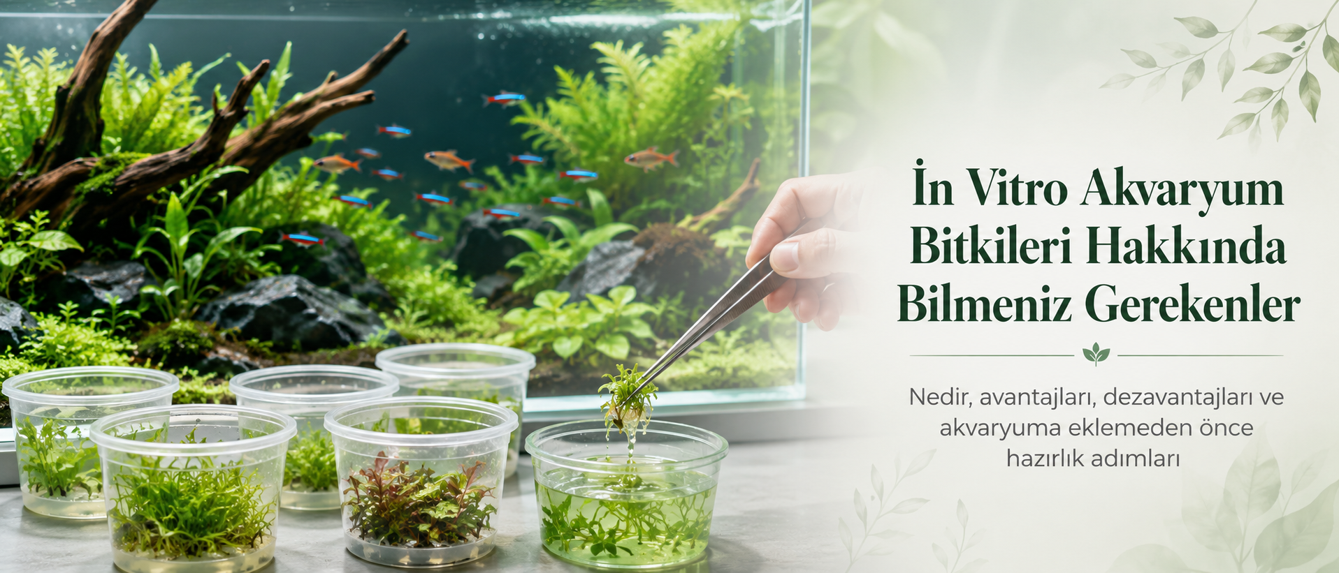 İn Vitro Akvaryum Bitkileri Hakkında Bilmeniz Gerekenler