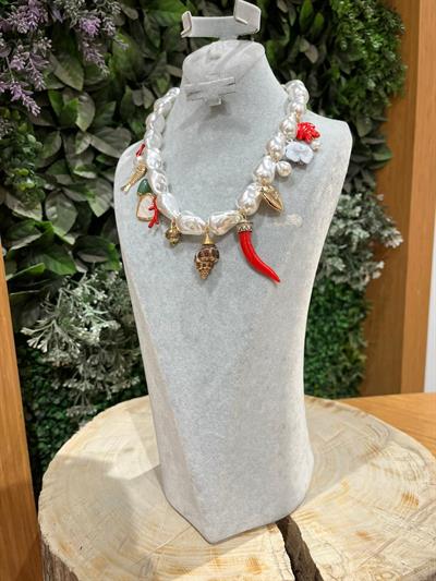 Charm Tasarımlı Kolye 