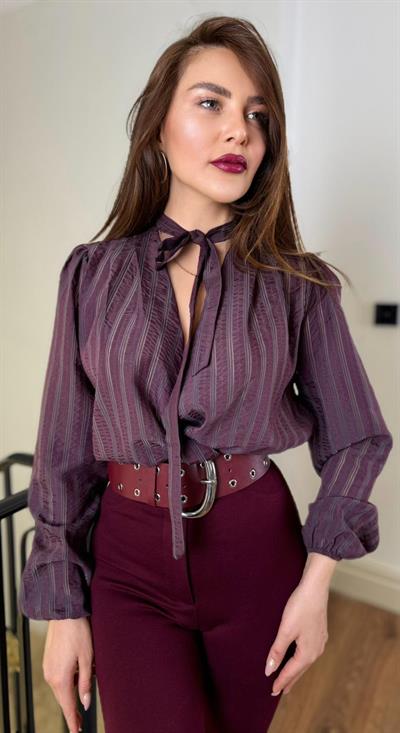 Çizgili Bluz