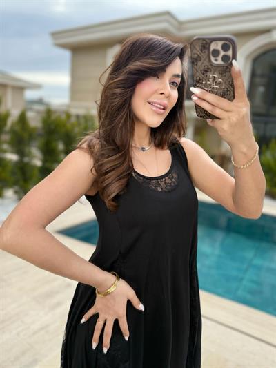 Dantel Detay Elbise  Siyah Std