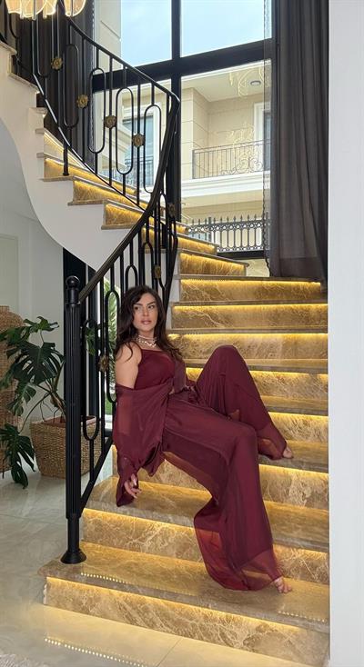Düz Desen İpek Takım 04 Bordo Std