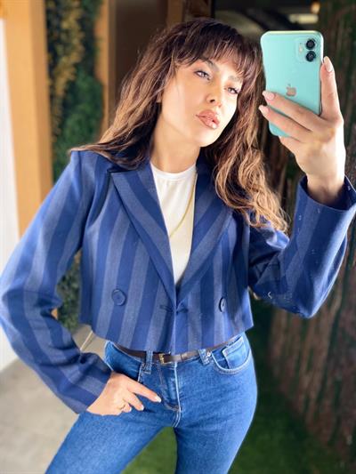 Kısa Blazer Ceket