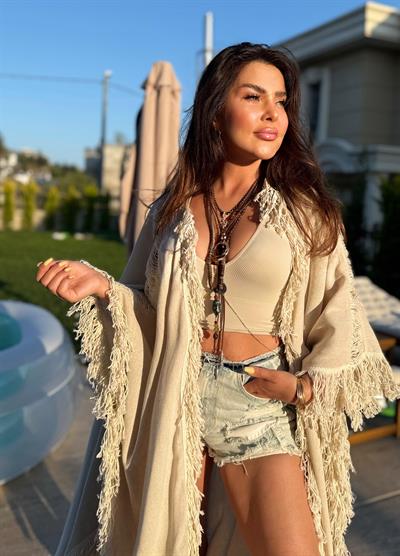 Püsküllü Kimono
