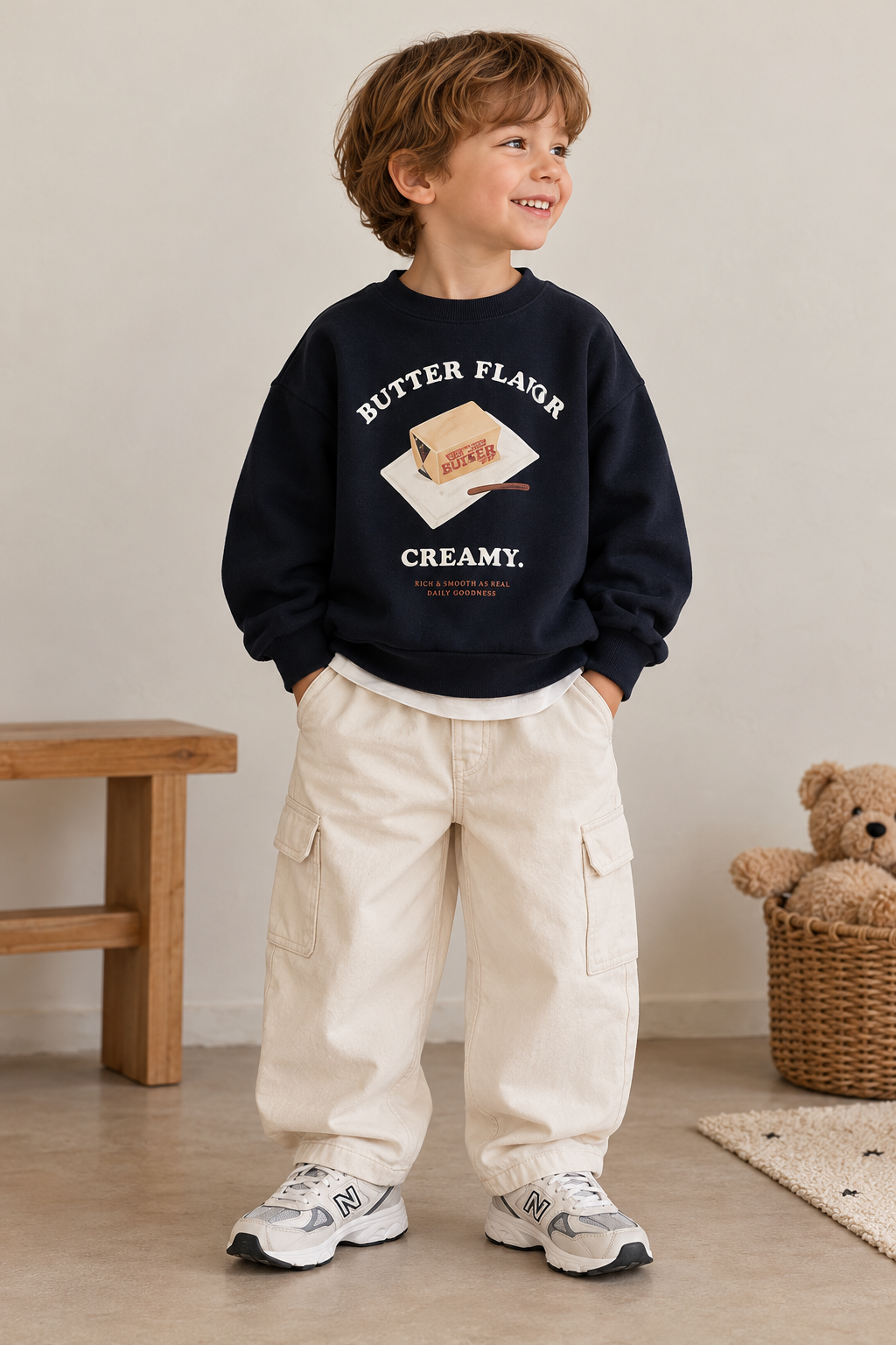 Butter Sweatshirt | Çocuk Giyim