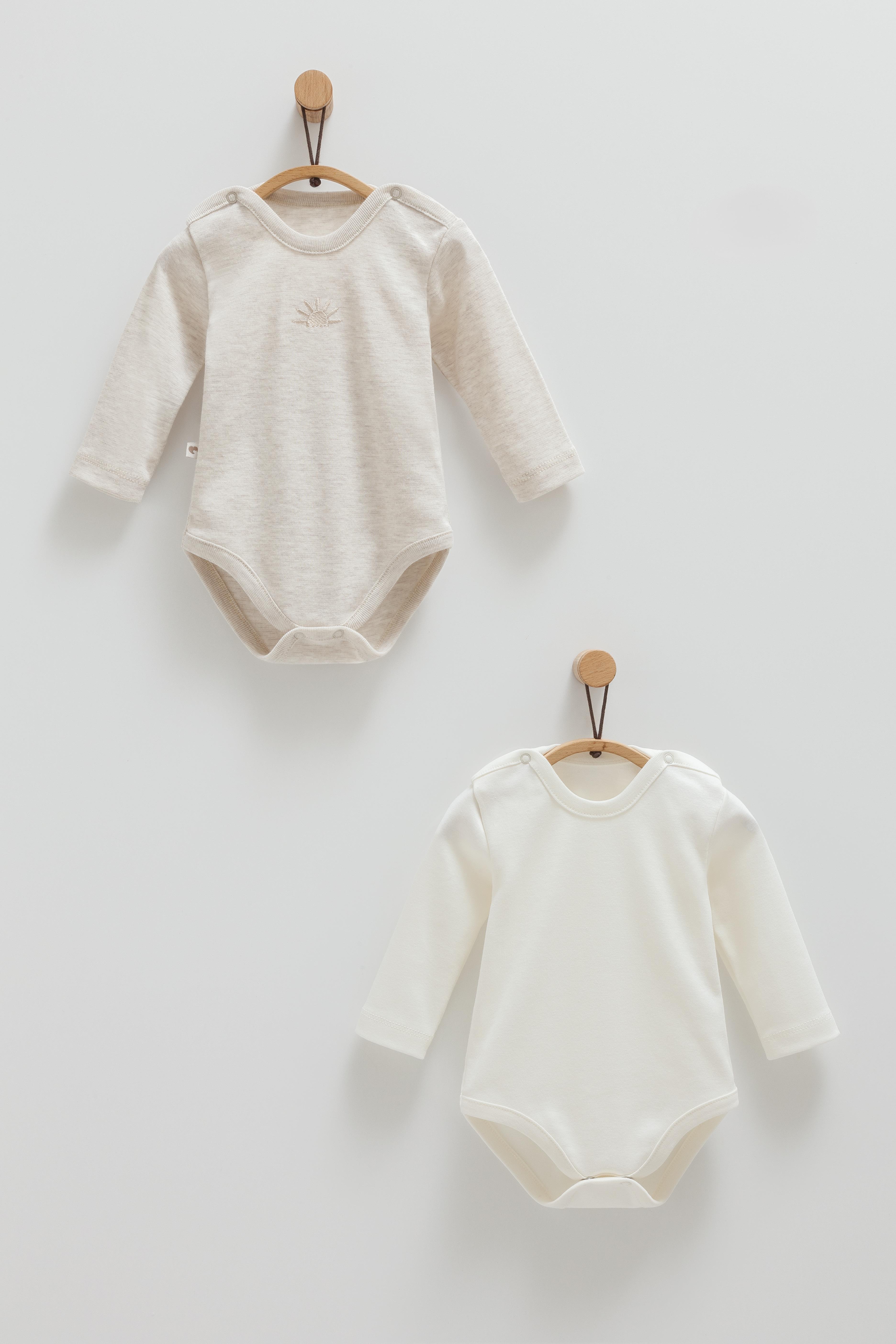 Caramell Cool Spring 2'li Body Set | %100 Pamuklu Bebek Body Seti