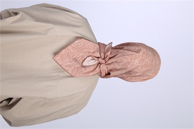 AKİS DESEN EŞARP-NUDE KAHVE