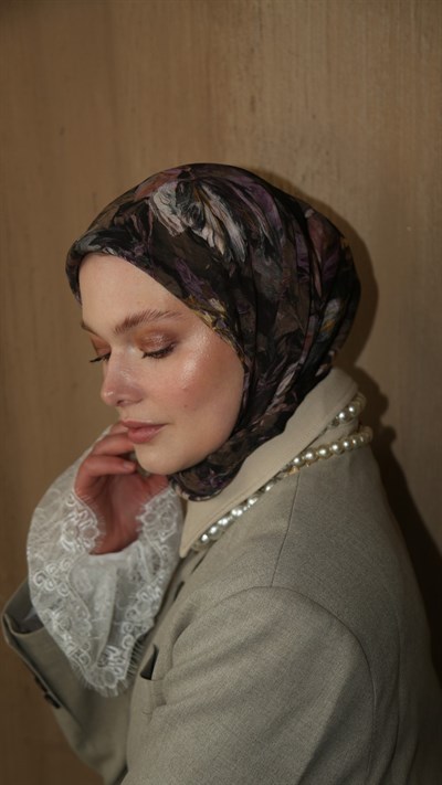 ANASTASİA DESEN EŞARP SİYAH
