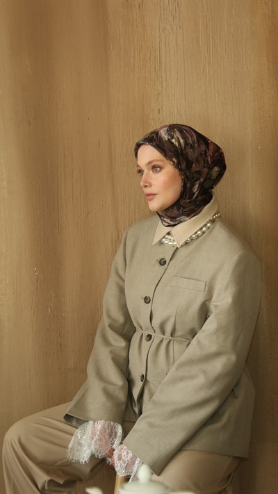 ANASTASİA DESEN EŞARP SİYAH