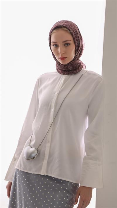 ARİA DESEN EŞARP BORDO