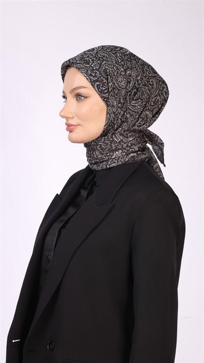 ARİA DESEN EŞARP SİYAH