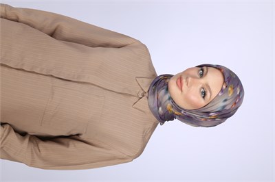 Aura Desen Eşarp Lila