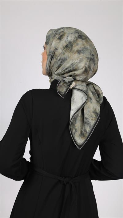 BATİK DESEN EŞARP YEŞİL