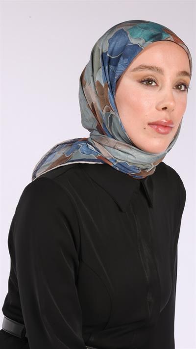 BELLA DESEN EŞARP LACİVERT-9