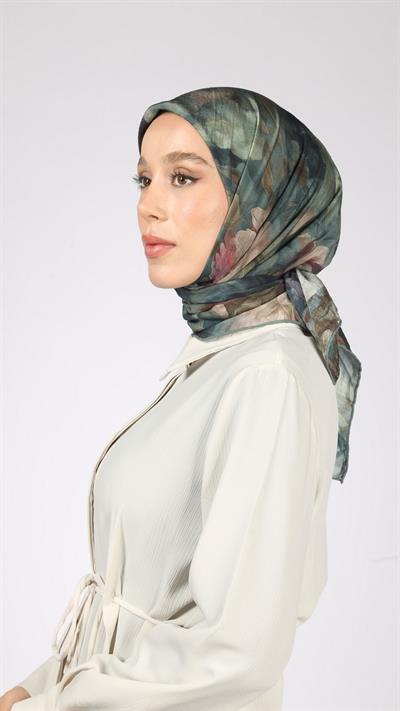 BLOOM DESEN EŞARP MİNT YEŞİL