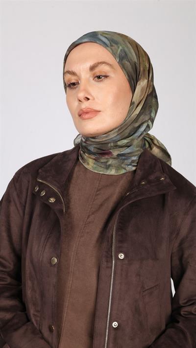 BLOOM DESEN EŞARP YEŞİL