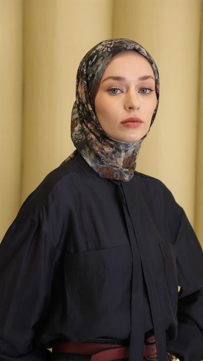 CARMELA DESEN EŞARP ANTRASİT