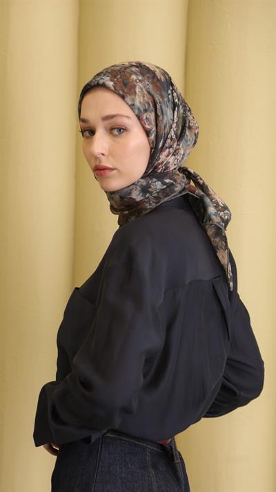 CARMELA DESEN EŞARP ANTRASİT
