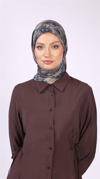 CARMELA DESEN EŞARP MAVİ