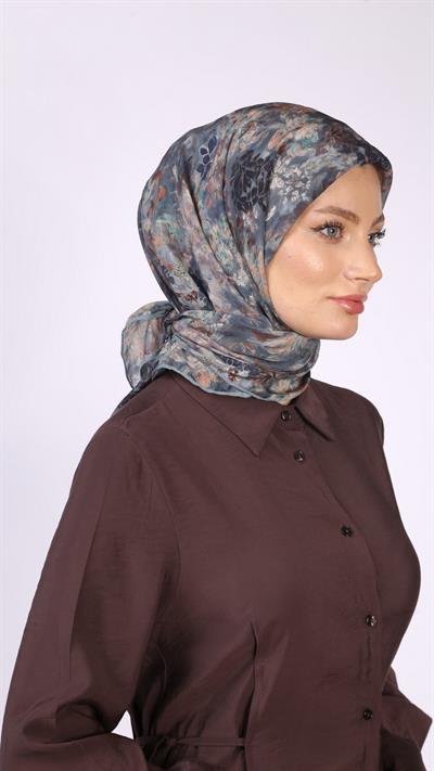 CARMELA DESEN EŞARP MAVİ