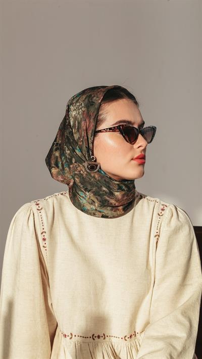 CARMELA DESEN EŞARP YEŞİL
