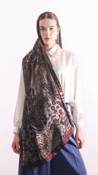 DARK LEOPARD ŞAL BORDO