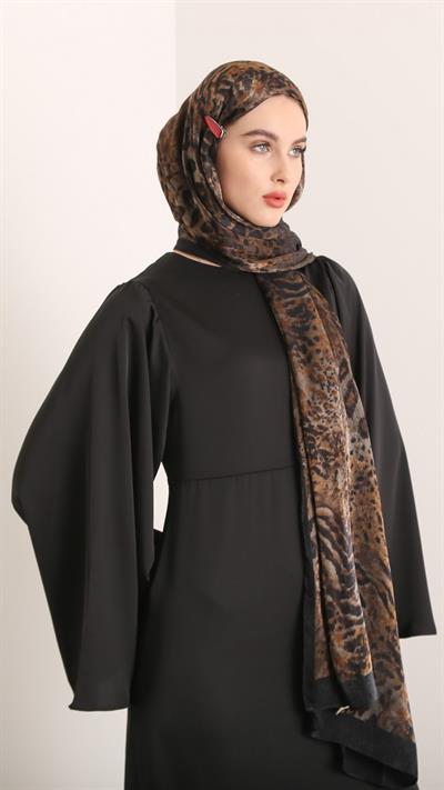 DARK LEOPARD ŞAL SİYAH TABA