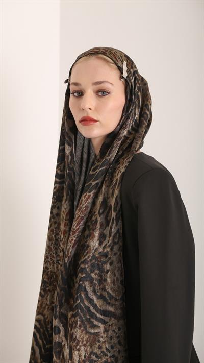 DARK LEOPARD ŞAL YEŞİL